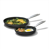 Enhanced Non-Stick 2-Piece Frypan Set — Black
