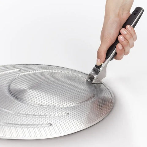 Splatter Screen With Folding Handle