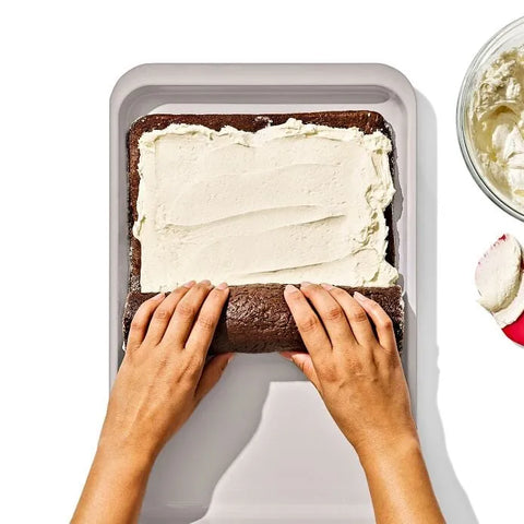 Non-Stick Pro Ceramic Coated Metal Bakeware 3Pc Set - Biscuit