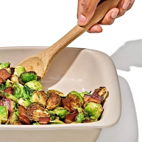 2 Qt Square Stoneware Baking Dish - Biscuit