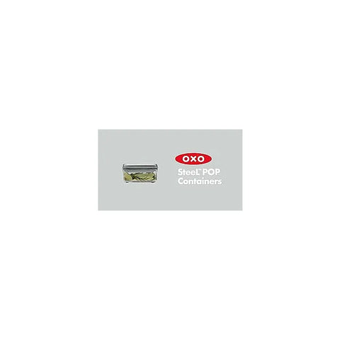Steel POP Container - Small Square Mini (0.4 Qt)