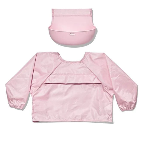 Sleeved Roll-Up Bib - Blossom