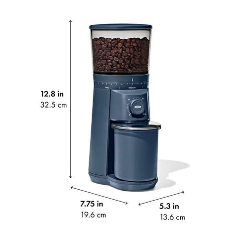 Conical Burr Coffee Grinder - Storm Blue