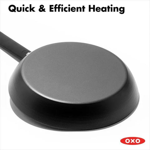 Carbon Steel Obsidian Series 10-Inch Frypan with Silicone Sleeve