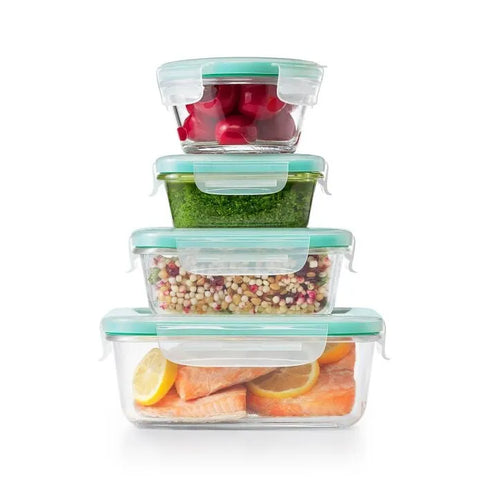 OXO Good Grips 12 Piece Smart Seal Glass Container Set