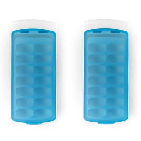 No-Spill Ice Cube Tray - 2 Pack