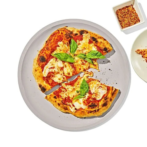 Non-Stick Pro Ceramic Coated Metal Bakeware 14" Pizza Pan - Biscuit