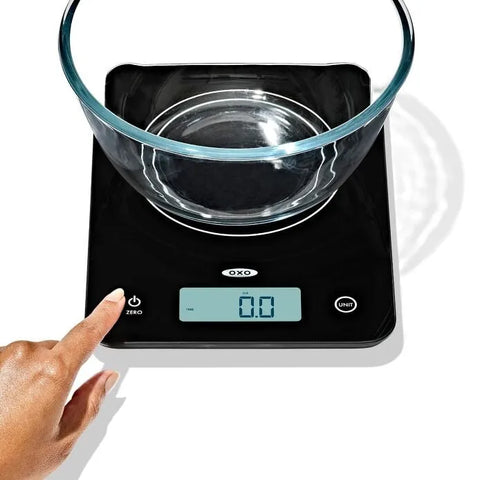 OXO Good Grips 22 lb Everyday Glass Food Scale