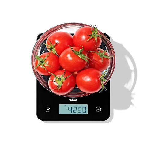 OXO Good Grips 22 lb Everyday Glass Food Scale