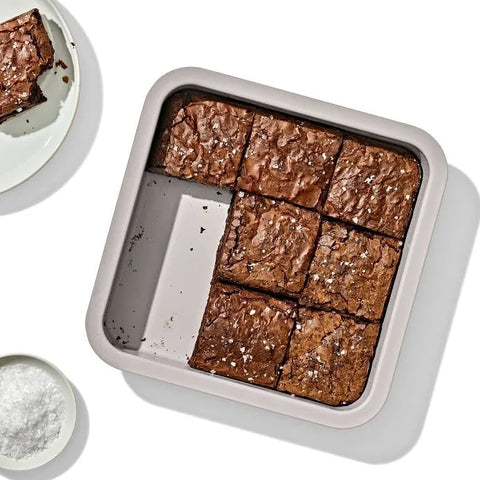 Non-Stick Pro Ceramic Coated Metal Bakeware 9" Square Cake Pan - Biscuit