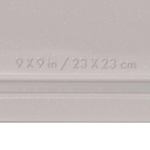 Non-Stick Pro Ceramic Coated Metal Bakeware 9" Square Cake Pan - Biscuit