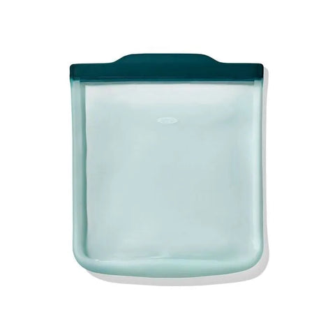 Silicone Reusable Bag - 4 Piece Starter Set - Oat/Lagoon