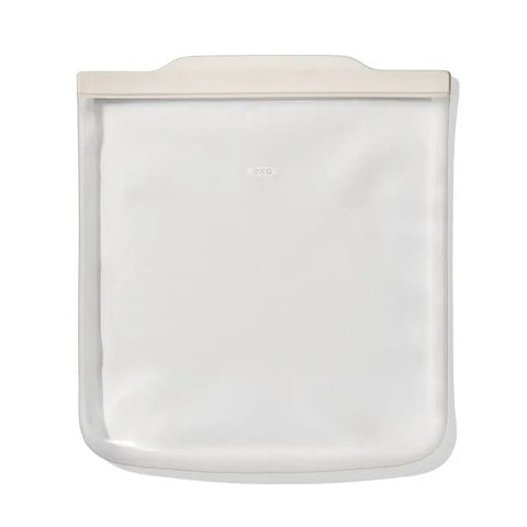 Silicone Reusable Bag - Gallon Bag (128 oz) - Oat