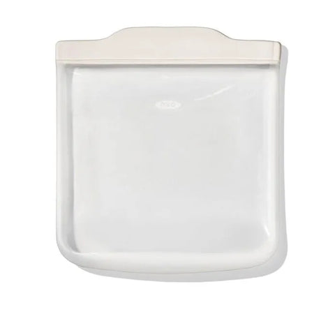 Silicone Reusable Bag - Sandwich Bag (28 oz) - Oat