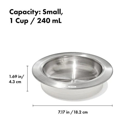 OXO Pet Nonslip Bowl - Small, 1 Cup / 240 mL