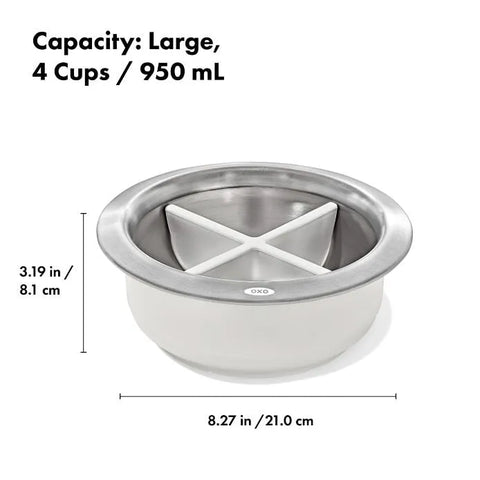 OXO Pet Easy-Clean Slow Feeder - Medium, 2 Cups/489 mL