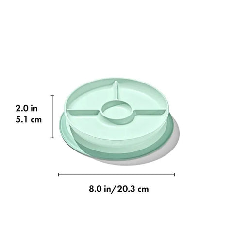 Stick & Stay Suction Divided Plate