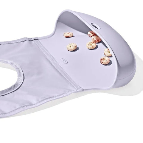 Roll-Up Bib - 2 Pack - Lilac And Opal