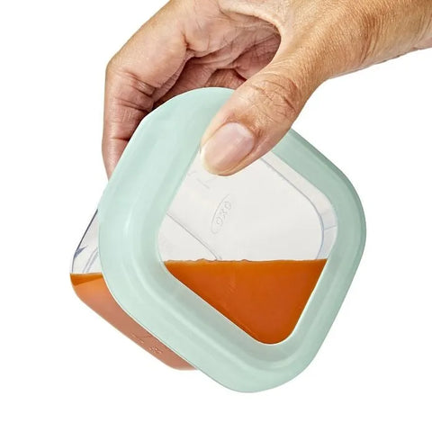 Baby Blocks Food Storage Containers (4 oz) - Opal